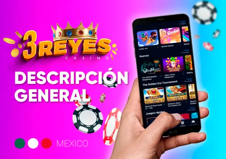 Características generales de 3reyes Casino