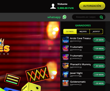 3reyes casino inicio pagina